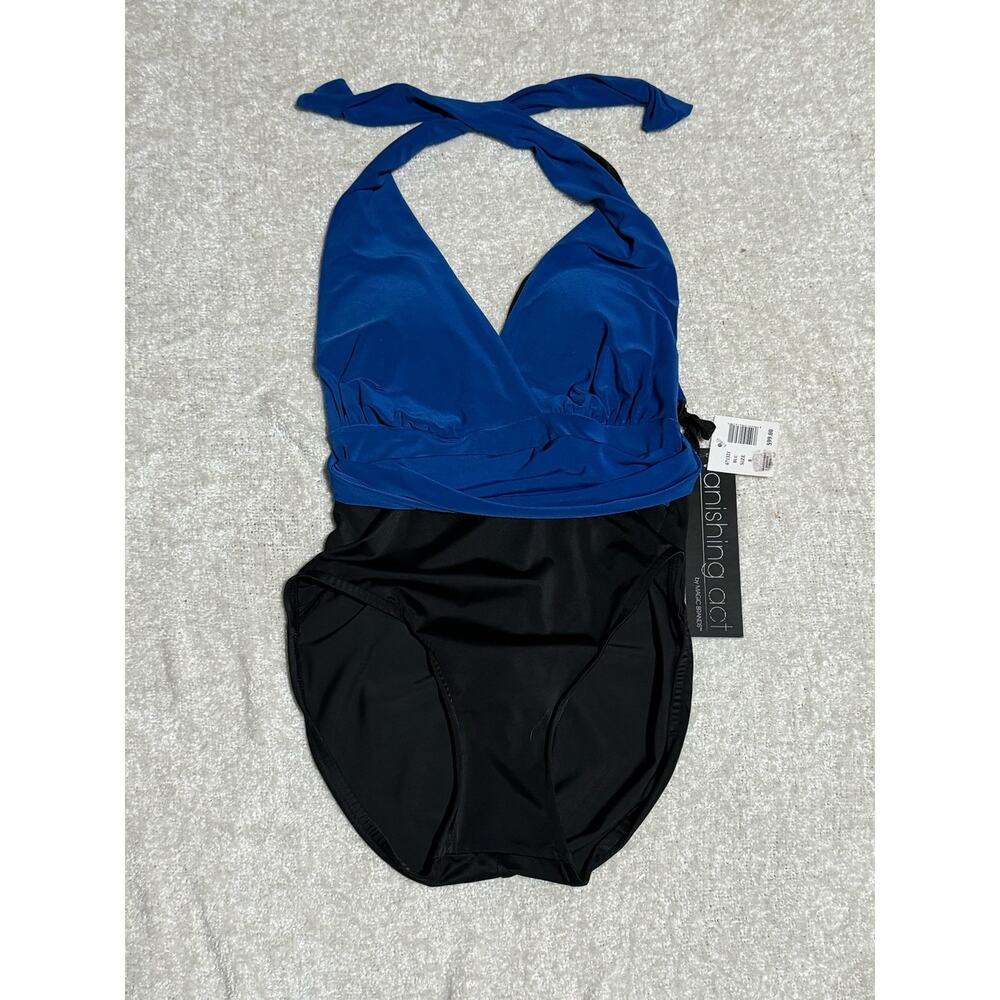 Vanishing Act One Piece Full Coverage Bathing Suit Size 8